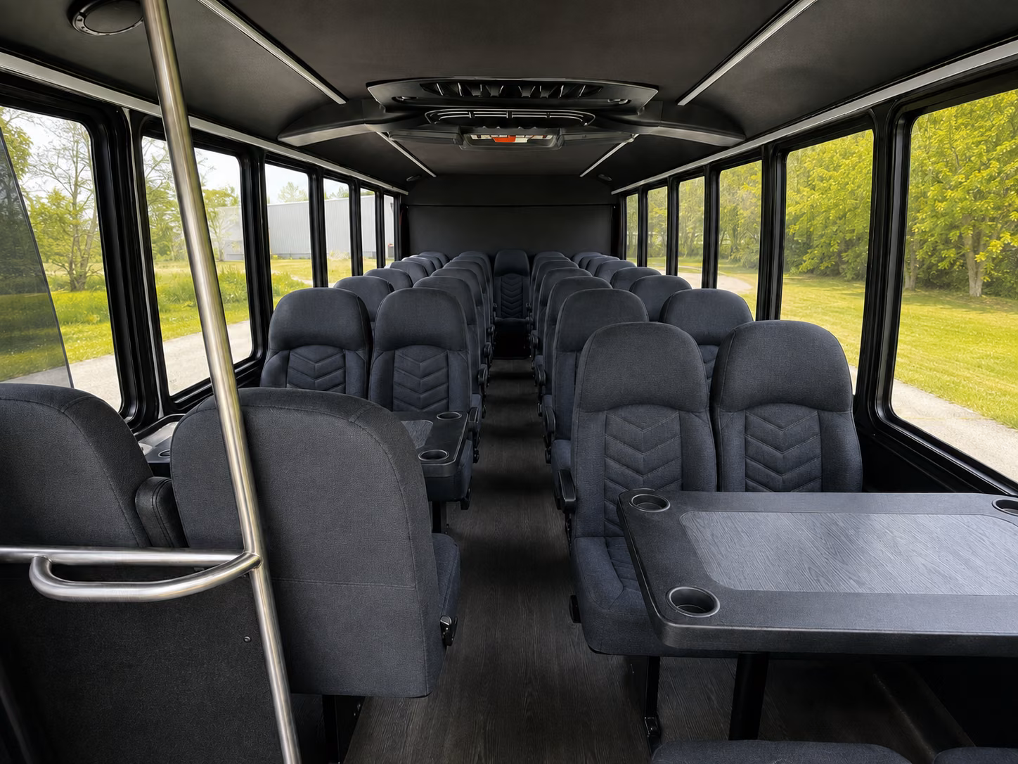 aurora easy employee shuttles with an aurora bus rental
