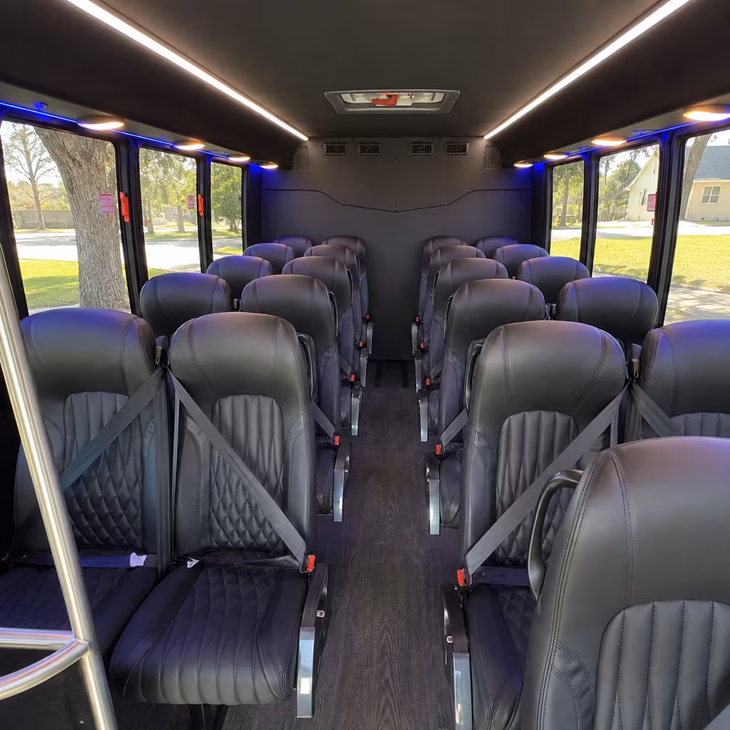 casper corporate event transportation onboard seating