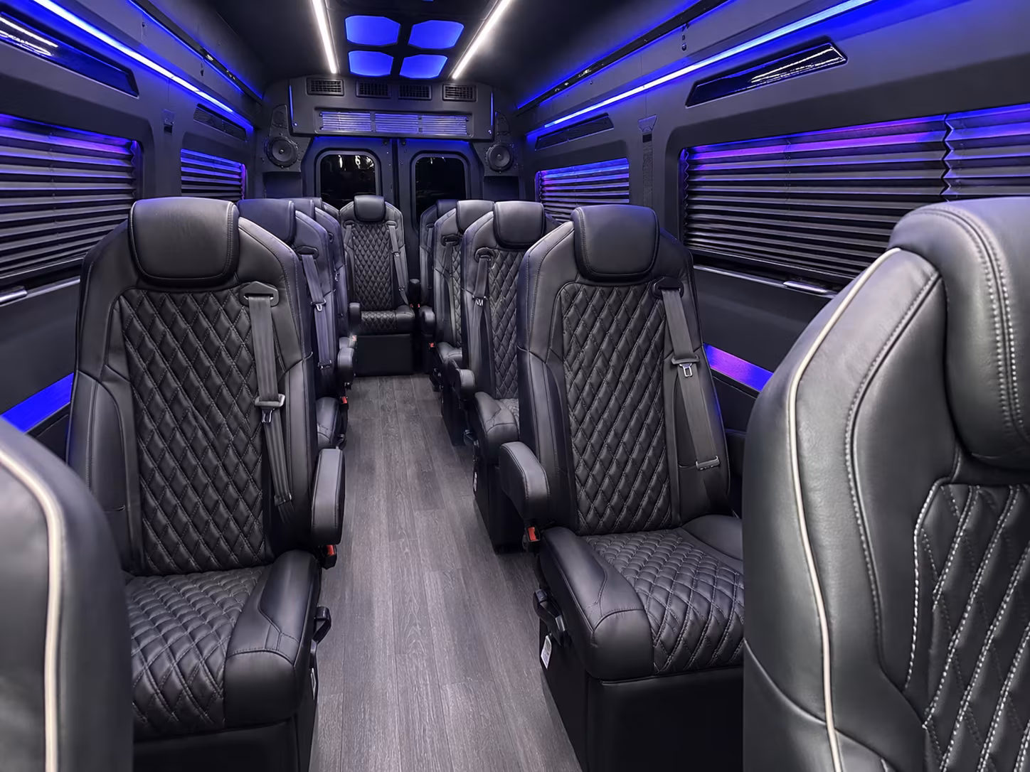 casper wedding transportation onboard seating