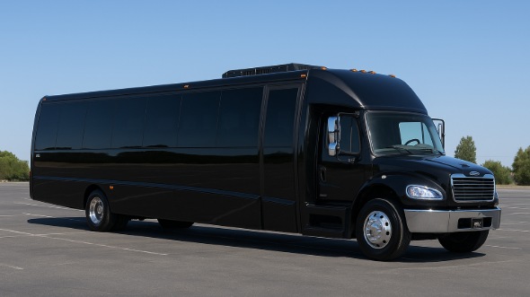 Exterior of Charter Bus Company Casper's 18 Passenger Minibus in Casper