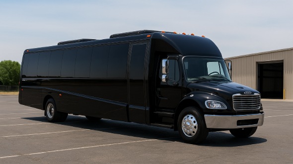 Exterior of Charter Bus Company Casper's 20 Passenger Mini bus in Casper