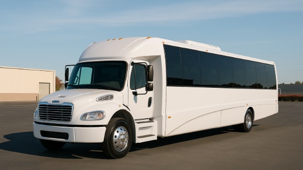 Exterior of Charter Bus Company Casper's 25 Passenger Mini bus in Casper