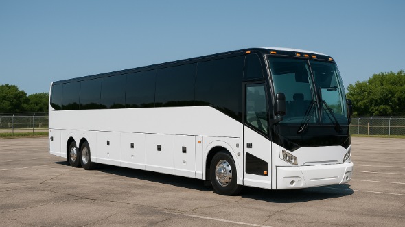 Exterior of Charter Bus Company Casper's 50 Passenger Charter Bus in Casper