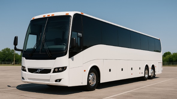 Exterior of Charter Bus Company Casper's 55 Passenger Charter Bus in Casper