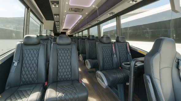 casper 18 passenger minibus inside