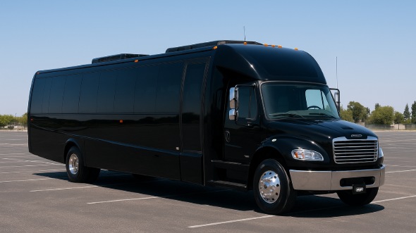 casper construction site shuttle bus service